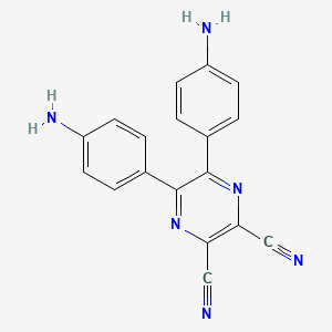 5,6-Bis(4-aminophenyl)pyrazine-2,3-dicarbonitrile