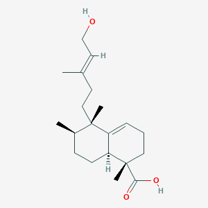 molecular formula C20H32O3 B1256827 ent-Halimic acid 