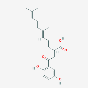 molecular formula C21H28O5 B1256830 Fornicin C 