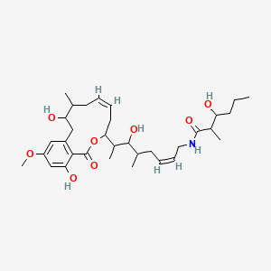 molecular formula C33H51NO8 B1256832 Cruentaren A 