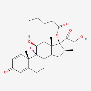 molecular formula C27H37FO6 B1256839 Betamethasone 17-valerate, VETRANAL(TM), analytical standard 