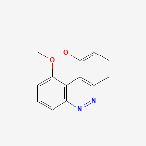 molecular formula C14H12N2O2 B1256842 1,10-Dimethoxybenzo[c]cinnoline 