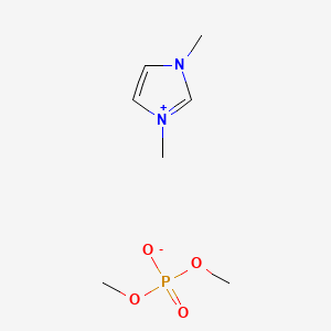 molecular formula C7H15N2O4P B1256851 1,3-Dimethylimidazolium Dimethyl Phosphate CAS No. 654058-04-5