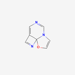 molecular formula C7H5N3O B12568542 Azeto[2,3-d][1,3]oxazolo[3,2-c]pyrimidine CAS No. 202738-41-8