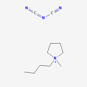 molecular formula C11H20N4 B1256858 1-Butyl-1-methylpyrrolidinium dicyanamide CAS No. 370865-80-8