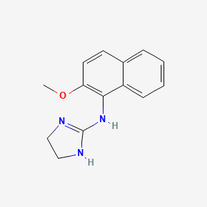 1H-Imidazol-2-amine, 4,5-dihydro-N-(2-methoxy-1-naphthalenyl)-