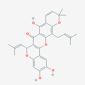 molecular formula C30H30O7 B125686 Cycloheterophyllin CAS No. 36545-53-6