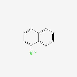 molecular formula C10H7B B1256862 1-Naphthylborylene 