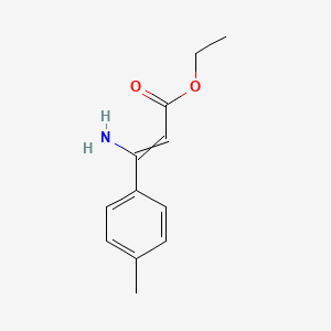 Ethyl 3-amino-3-(4-methylphenyl)prop-2-enoate