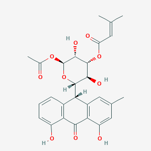 molecular formula C27H28O10 B1256864 alvaradoin H 