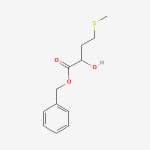 molecular formula C12H16O3S B12568657 Benzyl 2-hydroxy-4-(methylsulfanyl)butanoate CAS No. 184169-60-6