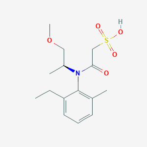 molecular formula C15H23NO5S B1256867 (S)-metolachlor ESA 