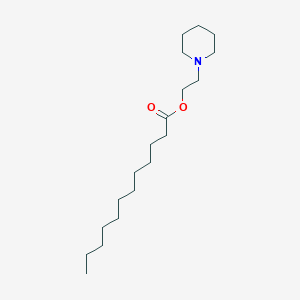 2-(Piperidin-1-YL)ethyl dodecanoate