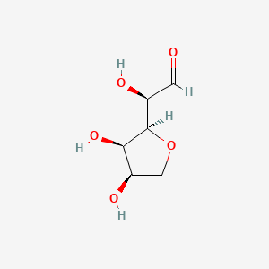 molecular formula C6H10O5 B1256875 3,6-Anhydro-D-glucose CAS No. 7625-23-2