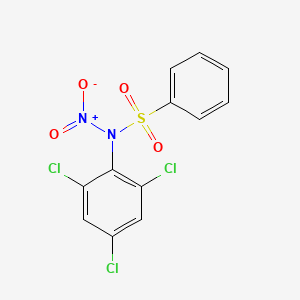 N-Nitro-N-(2,4,6-trichlorophenyl)benzenesulfonamide