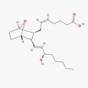 molecular formula C21H34O4 B1256876 (Z)-7-[(1R,2R,3S,4S)-3-[(E,3S)-3-hydroxyoct-1-enyl]-7-oxabicyclo[2.2.1]heptan-2-yl]hept-5-enoic acid 