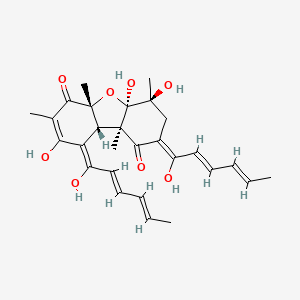 molecular formula C28H34O8 B1256878 Isobisvertinol 