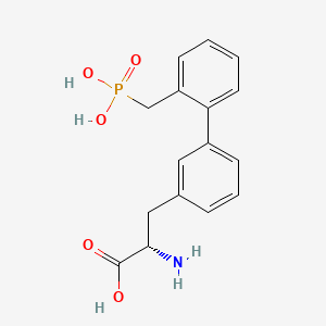 molecular formula C16H18NO5P B1256882 3-[2'-(Phosphonomethyl)-1,1'-biphenyl-3-yl]-L-alanine 