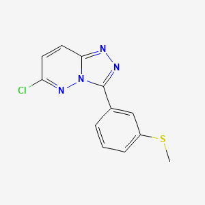 6-Chloro-3-[3-(methylsulfanyl)phenyl][1,2,4]triazolo[4,3-b]pyridazine