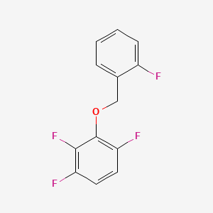 1,2,4-Trifluoro-3-[(2-fluorophenyl)methoxy]benzene