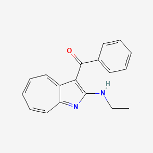 Methanone, [2-(ethylamino)cyclohepta[b]pyrrol-3-yl]phenyl-