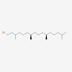 molecular formula C20H41Br B12568837 (7R,11R)-1-Bromo-3,7,11,15-tetramethylhexadecane CAS No. 199484-75-8