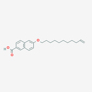 6-[(Undec-10-en-1-yl)oxy]naphthalene-2-carboxylic acid