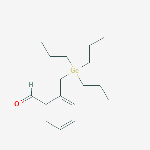 molecular formula C20H34GeO B12568861 2-[(Tributylgermyl)methyl]benzaldehyde CAS No. 185522-54-7