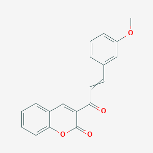 3-[3-(3-Methoxyphenyl)acryloyl]-2H-1-benzopyran-2-one