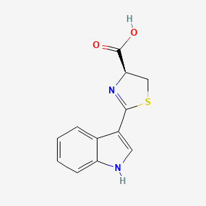molecular formula C12H10N2O2S B1256889 (S)-dihydrocamalexic acid 