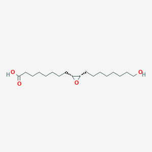 molecular formula C18H34O4 B1256892 18-hydroxy-9R,10S-epoxy-stearic acid 