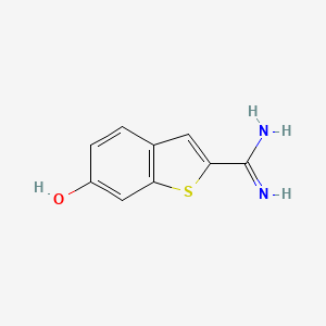 Benzo[b]thiophene-2-carboximidamide, 6-hydroxy-