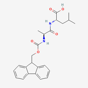 N-{[(9H-Fluoren-9-yl)methoxy]carbonyl}-L-alanyl-L-leucine