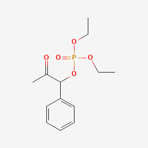 Diethyl 2-oxo-1-phenylpropyl phosphate