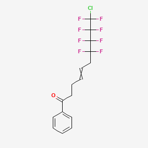 10-Chloro-7,7,8,8,9,9,10,10-octafluoro-1-phenyldec-4-en-1-one