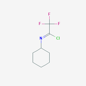 Ethanimidoyl chloride, N-cyclohexyl-2,2,2-trifluoro-, (1Z)-