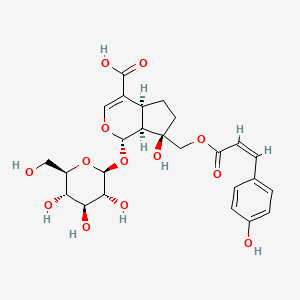 molecular formula C25H30O13 B1256937 10-p-cis-Coumaroyl-1S-dihydromonotropein 