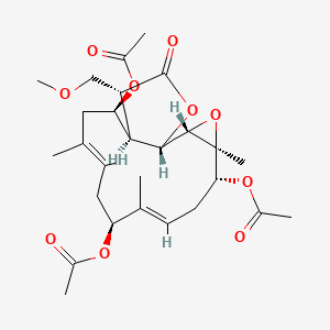 molecular formula C27H38O10 B1256946 Michaolide H 