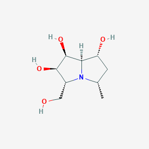 molecular formula C9H17NO4 B1256948 hyacinthacine B7 