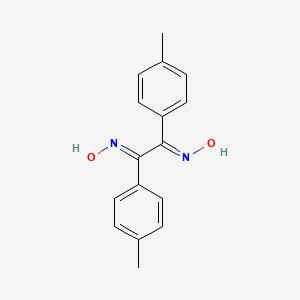 (NE)-N-[(2E)-2-hydroxyimino-1,2-bis(4-methylphenyl)ethylidene]hydroxylamine