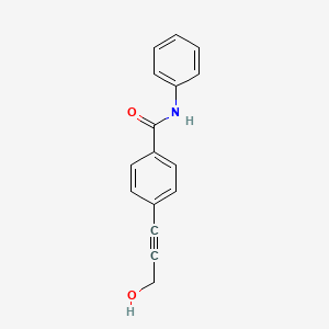 4-(3-Hydroxy-1-propyn-1-yl)-N-phenylbenzamide