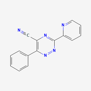 1,2,4-Triazine-5-carbonitrile, 6-phenyl-3-(2-pyridinyl)-