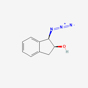 1H-Inden-2-ol, 1-azido-2,3-dihydro-, (1R,2S)-