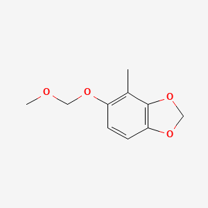 1,3-Benzodioxole, 5-(methoxymethoxy)-4-methyl-