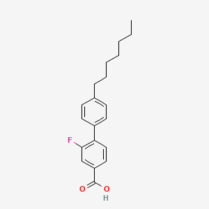 2-Fluoro-4'-heptyl[1,1'-biphenyl]-4-carboxylic acid