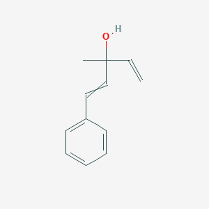 molecular formula C12H14O B12569584 3-Methyl-1-phenylpenta-1,4-dien-3-ol CAS No. 199329-80-1