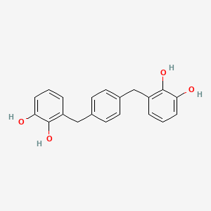 3,3'-[1,4-Phenylenebis(methylene)]di(benzene-1,2-diol)