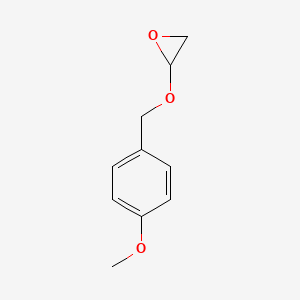 molecular formula C10H12O3 B12569647 2-[(4-Methoxyphenyl)methoxy]oxirane CAS No. 192989-02-9