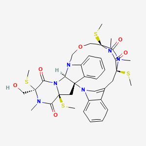 molecular formula C36H42N6O6S4 B1256974 chaetocochin A 