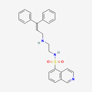 N-[2-[(3,3-Diphenyl-2-propen-1-yl)amino]ethyl]-5-isoquinolinesulfonamide